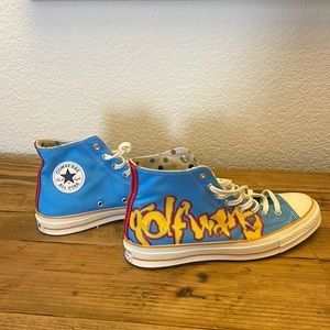 BRAND NEW!!!! Custom Golf Tyler the Creator converse.